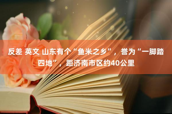 反差 英文 山东有个“鱼米之乡”，誉为“一脚踏四地”，距济南市区约40公里